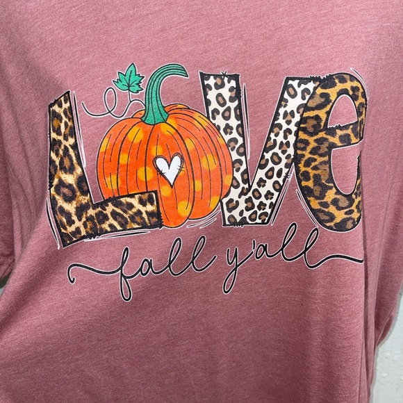 Love fall you’ll shirt.  Worn once for pumpkin patch pictures. - Picture 2 of 5